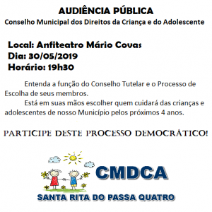 CMDCA - Santa Rita do Passa Quatro - SP